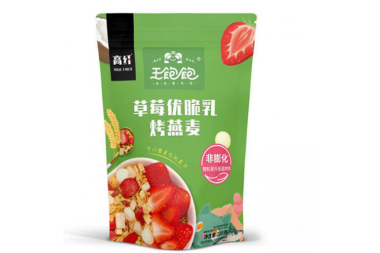 王饱饱草莓优脆乳烤燕麦 220G